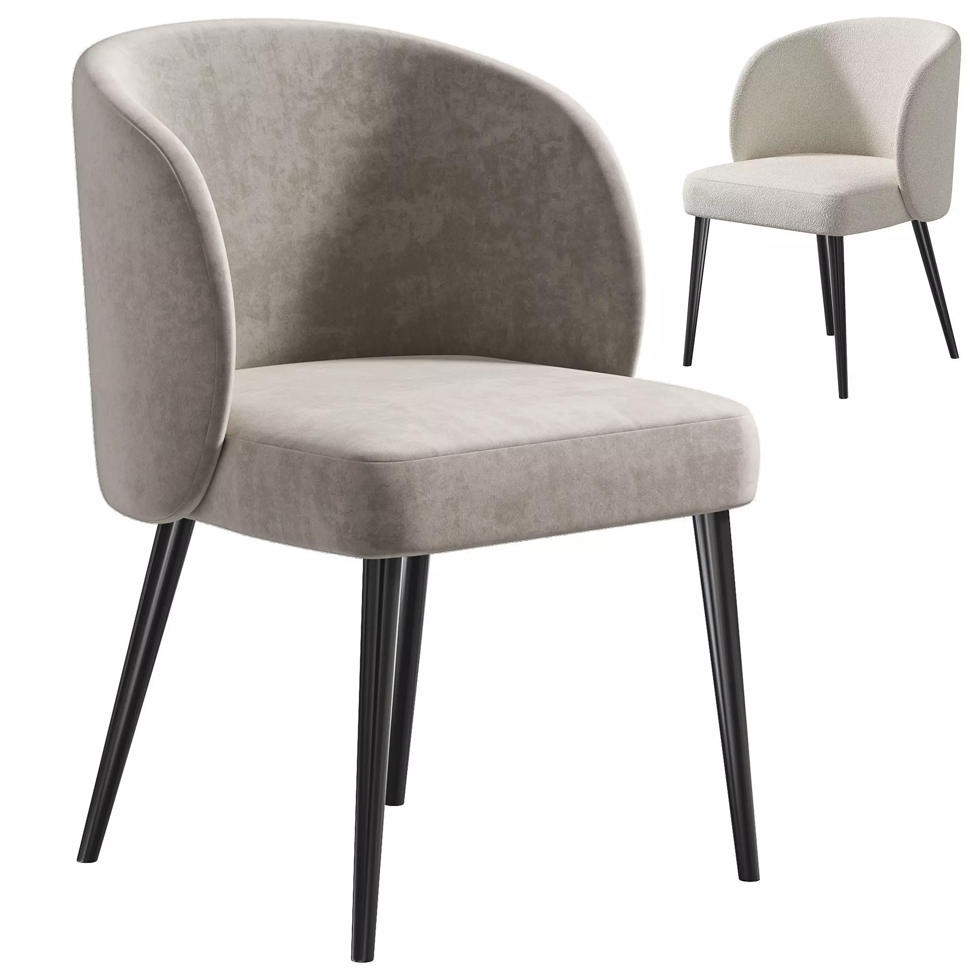 Chair SANDI by cazarina 3D model