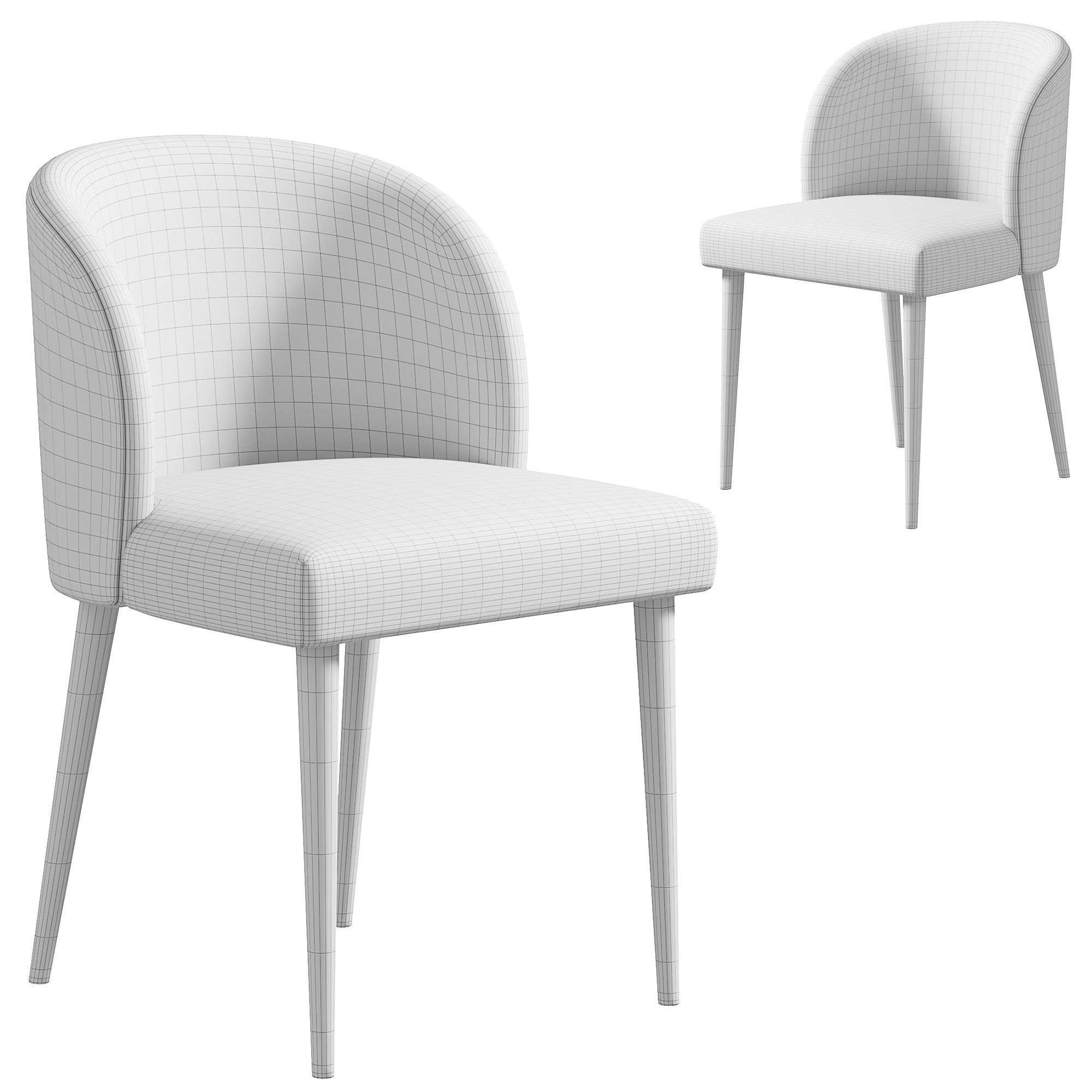 ASHVILL chair by cazarina 3D model_2