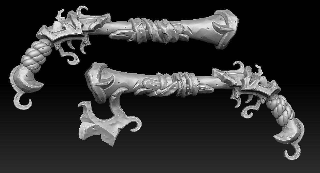 Pirate musket 3d print 3D model 3D printable | CGTrader