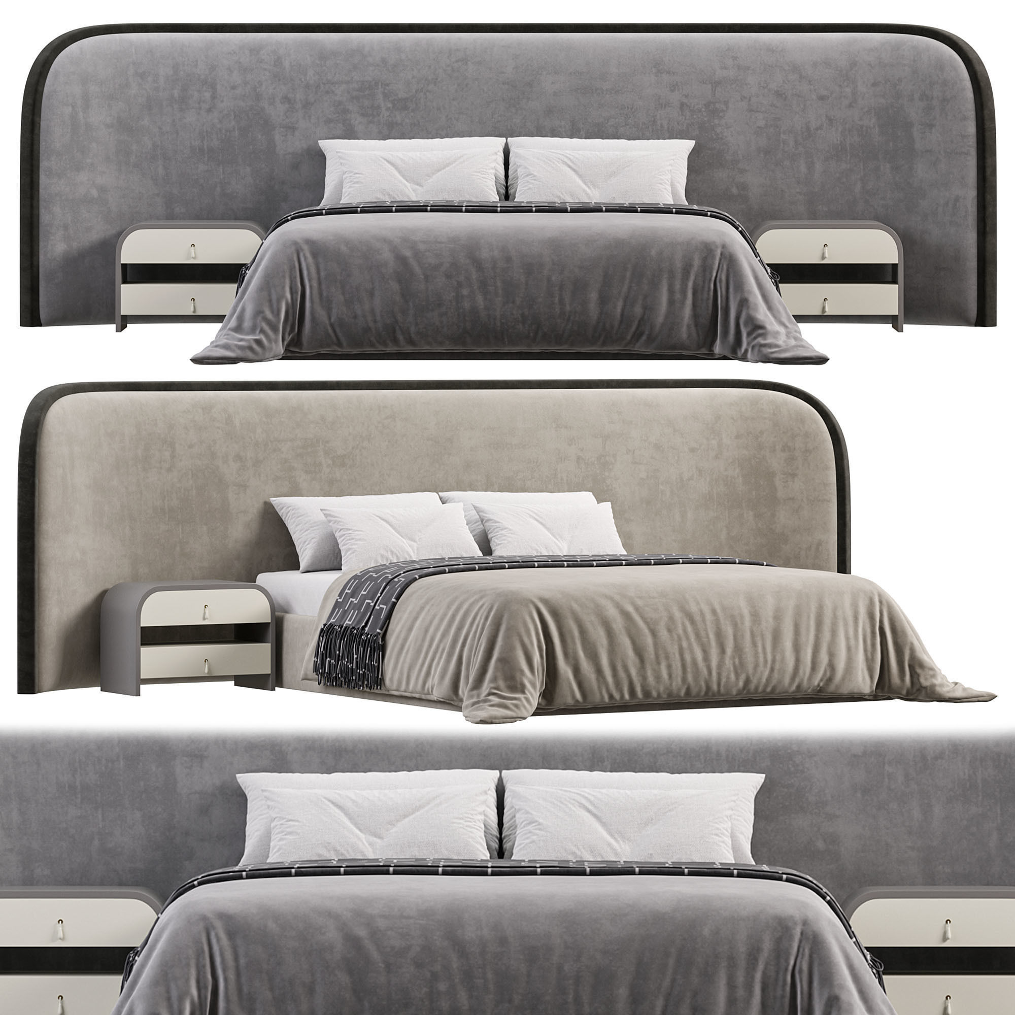 FERROL BED BY CAZARINA 3D model_1