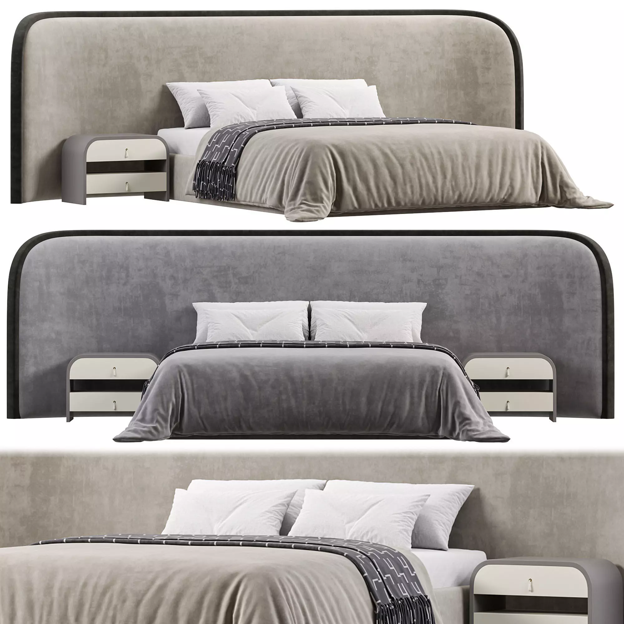 FERROL BED BY CAZARINA 3D model_0