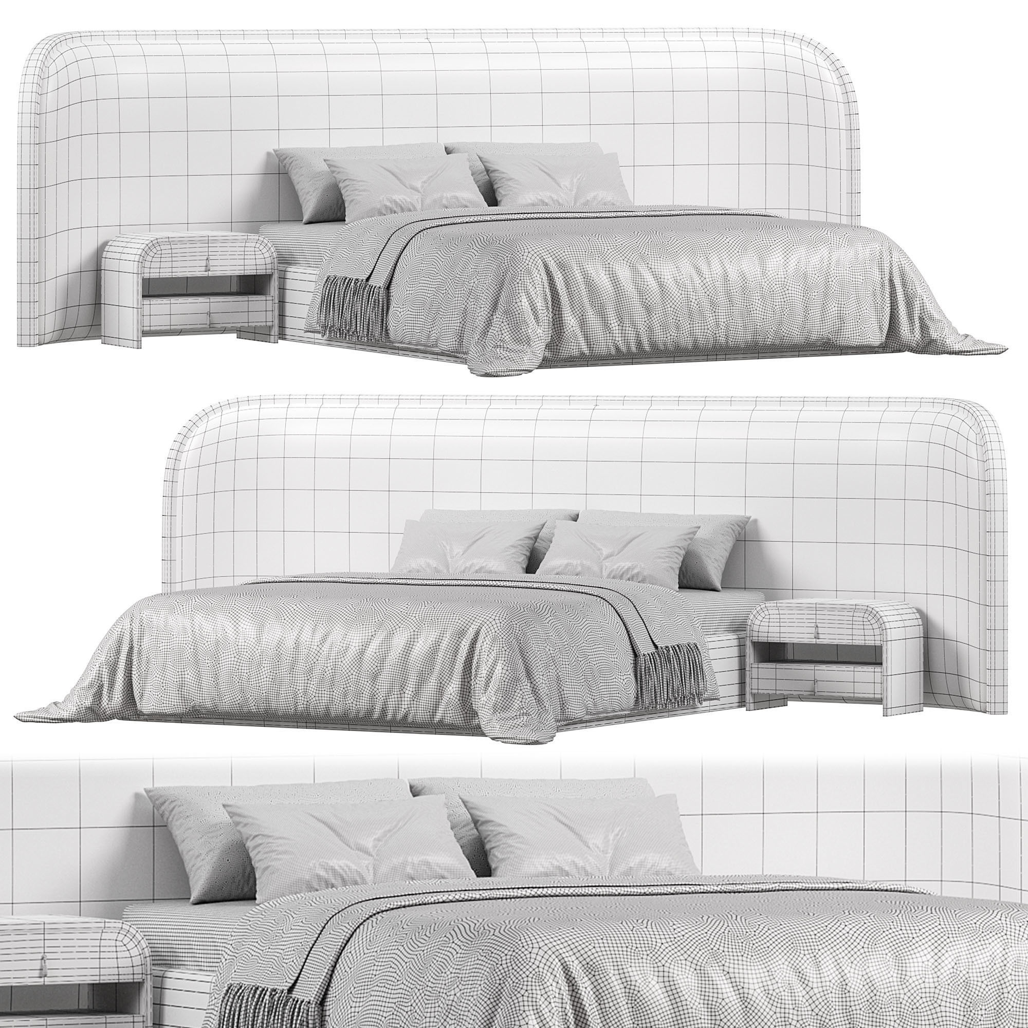 FERROL BED BY CAZARINA 3D model_2