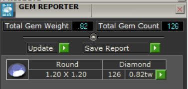 3 Row Weave Ring With Round Stones 3D print model_9