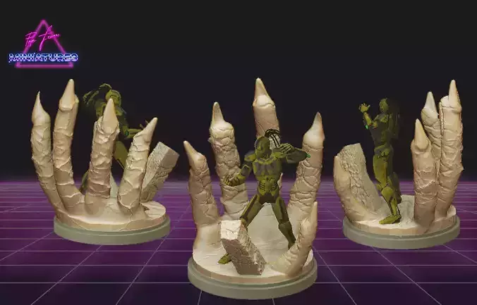 Cyrax from Mortal Kombat 9 3D print model
