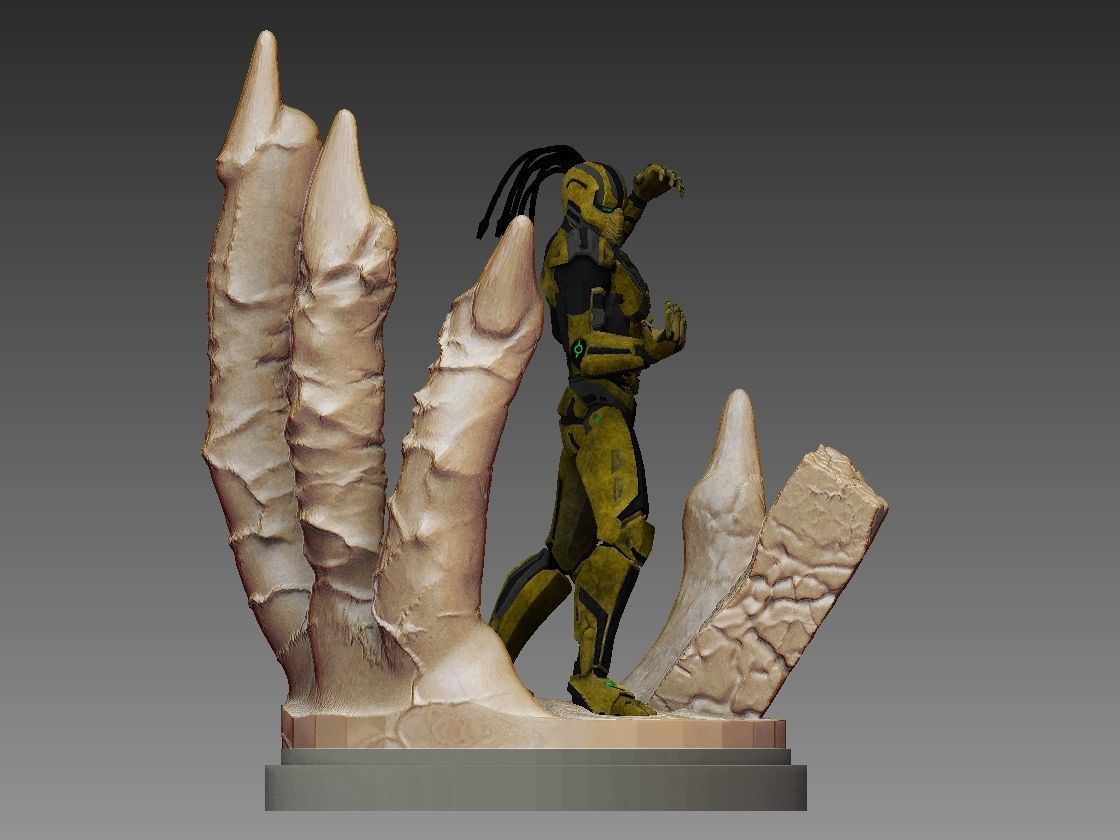 Cyrax from Mortal Kombat 9 3D print model_5