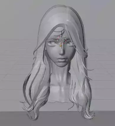 Hair long wavy and 8 color textures blowout girl female 