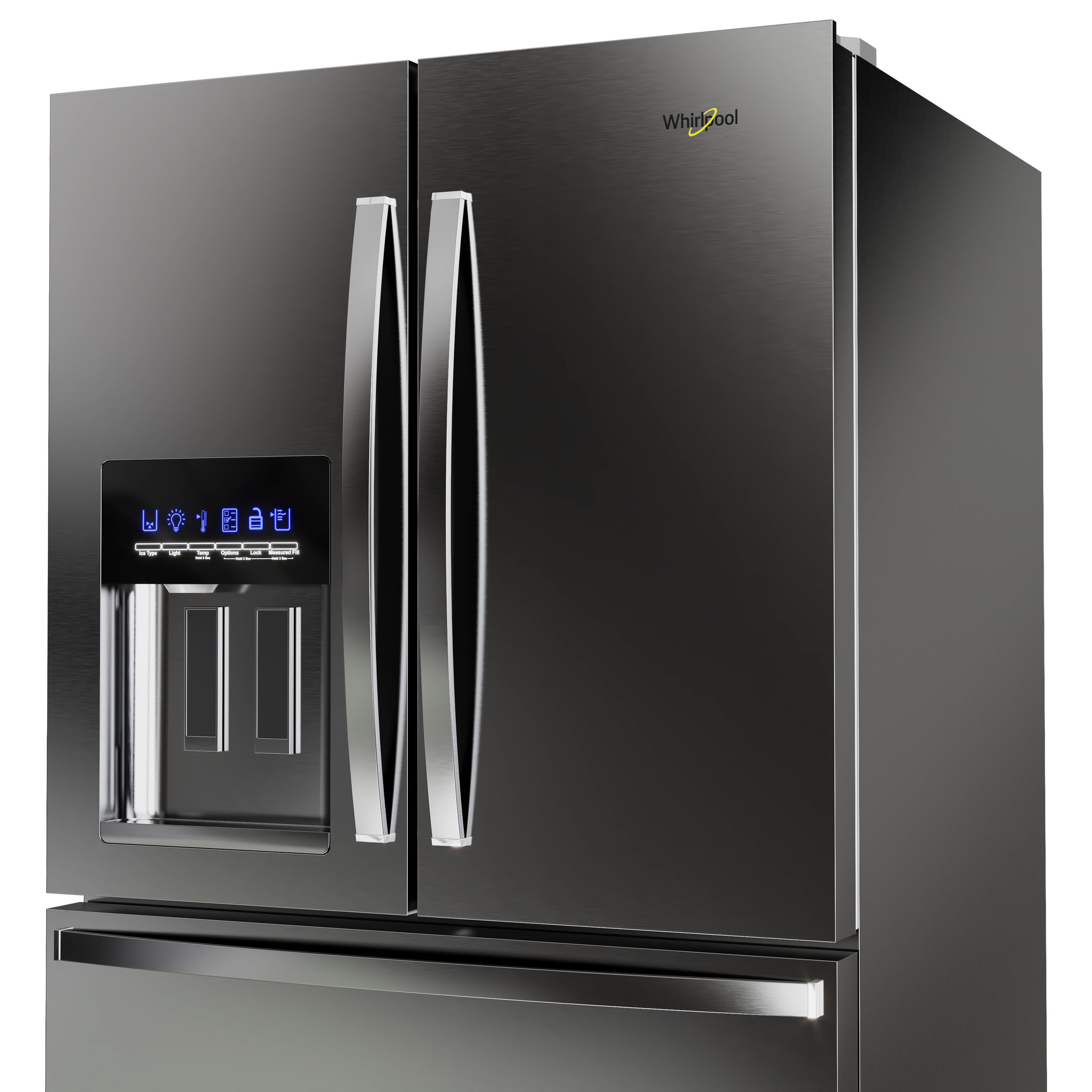 Whirlpool Refrigerator Collection 3D model_6