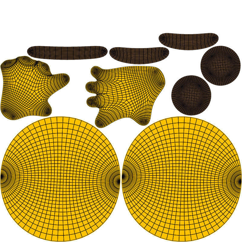 Thinking Emoticon Emoji or Smiley 3D model_12