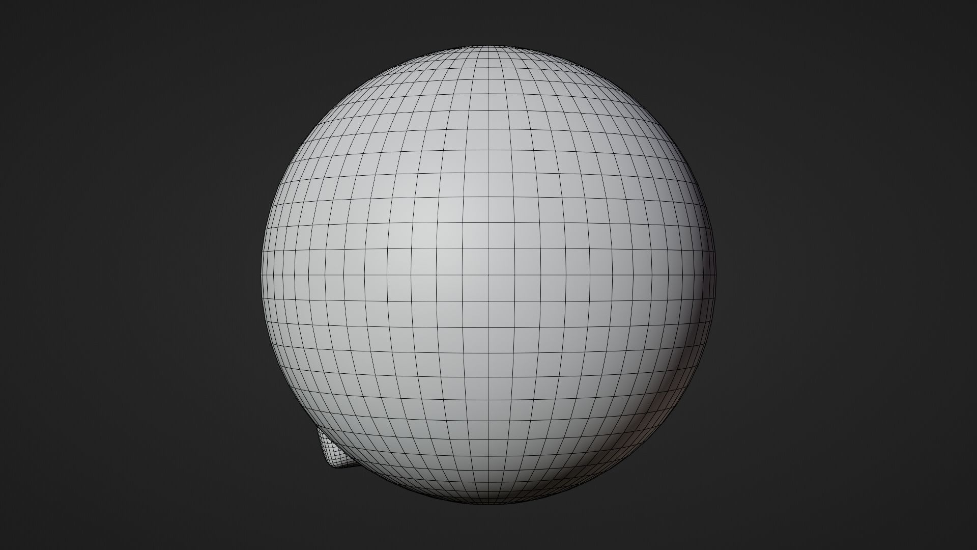 Thinking Emoticon Emoji or Smiley 3D model_11