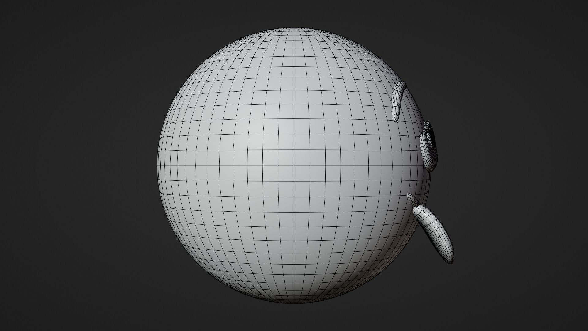 Drunk or Stupid Face Emoticon Emoji or Smiley 3D model_10