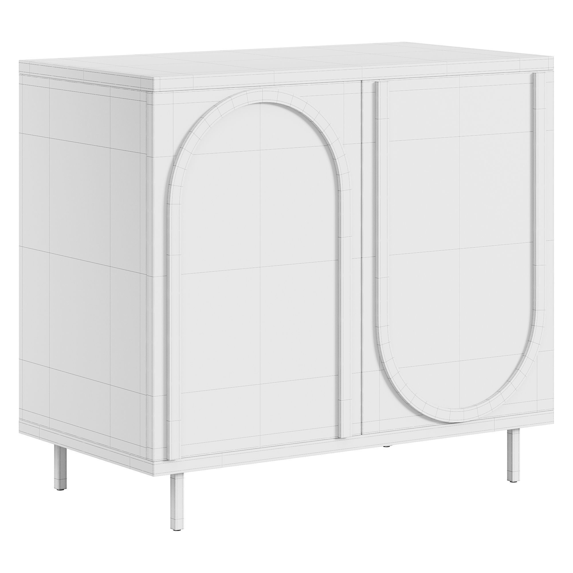 HAYLEY Table By Cazarina 3D model_2