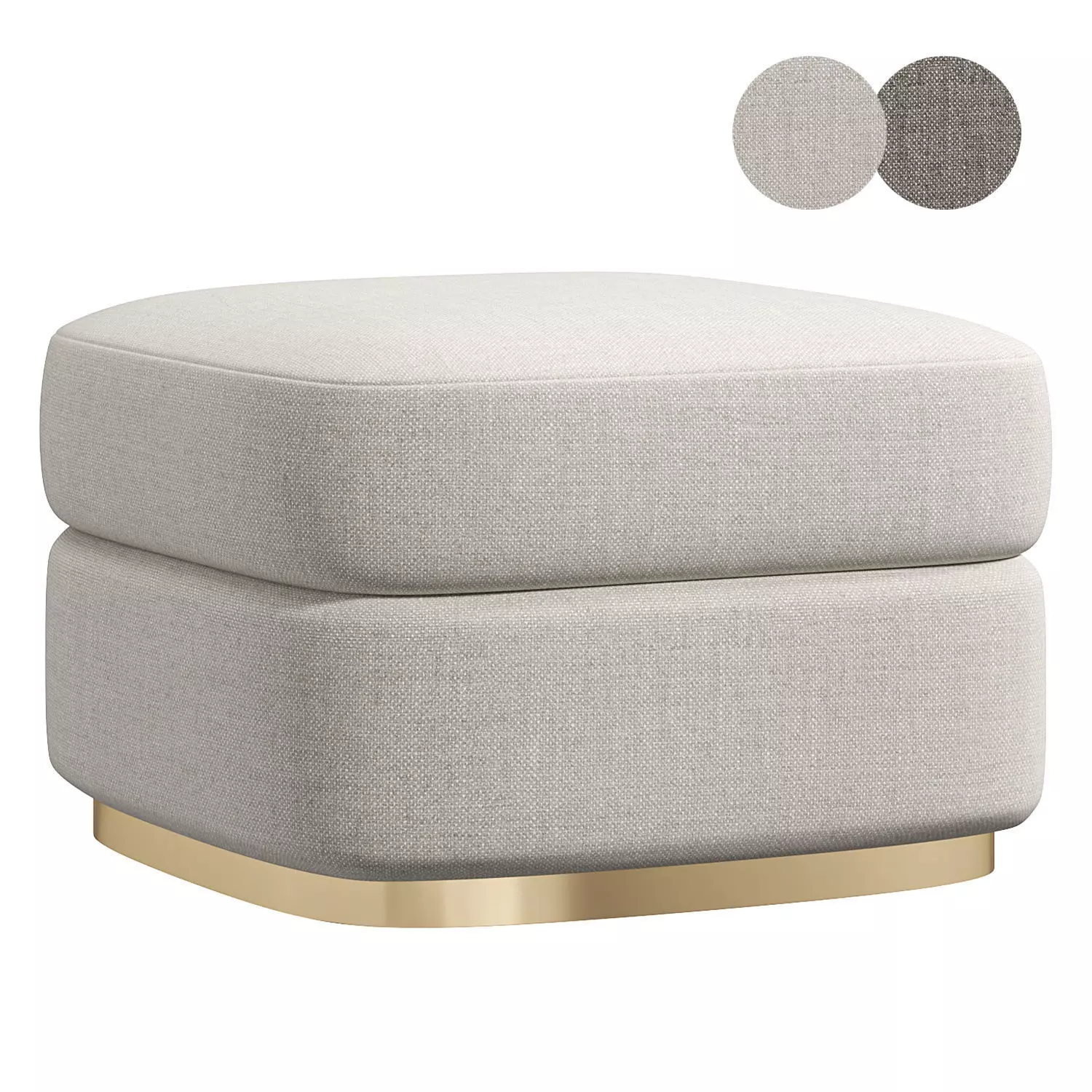 Jassika pouf by cazarina 3D model_0