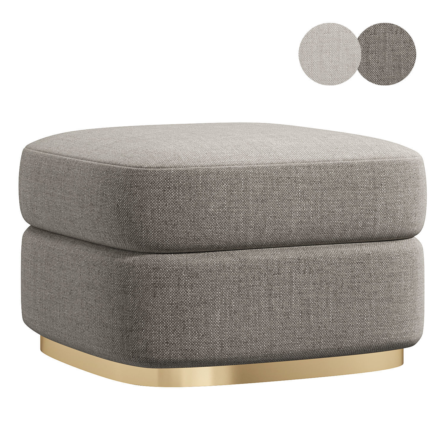 Jassika pouf by cazarina 3D model_1