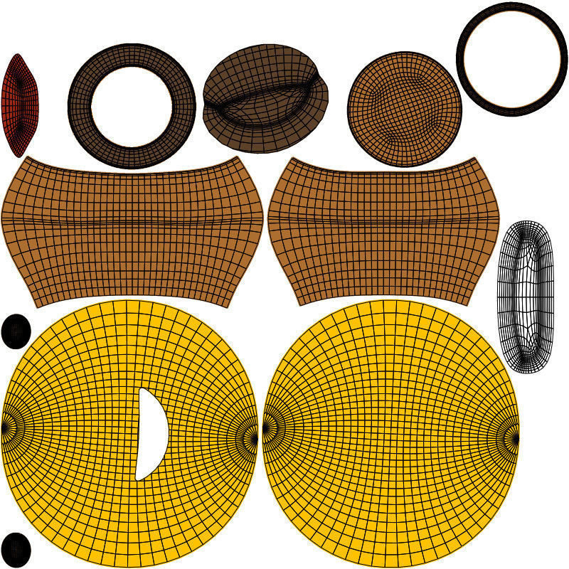 Cowboy Emoticon Emoji or Smiley 3D model_12