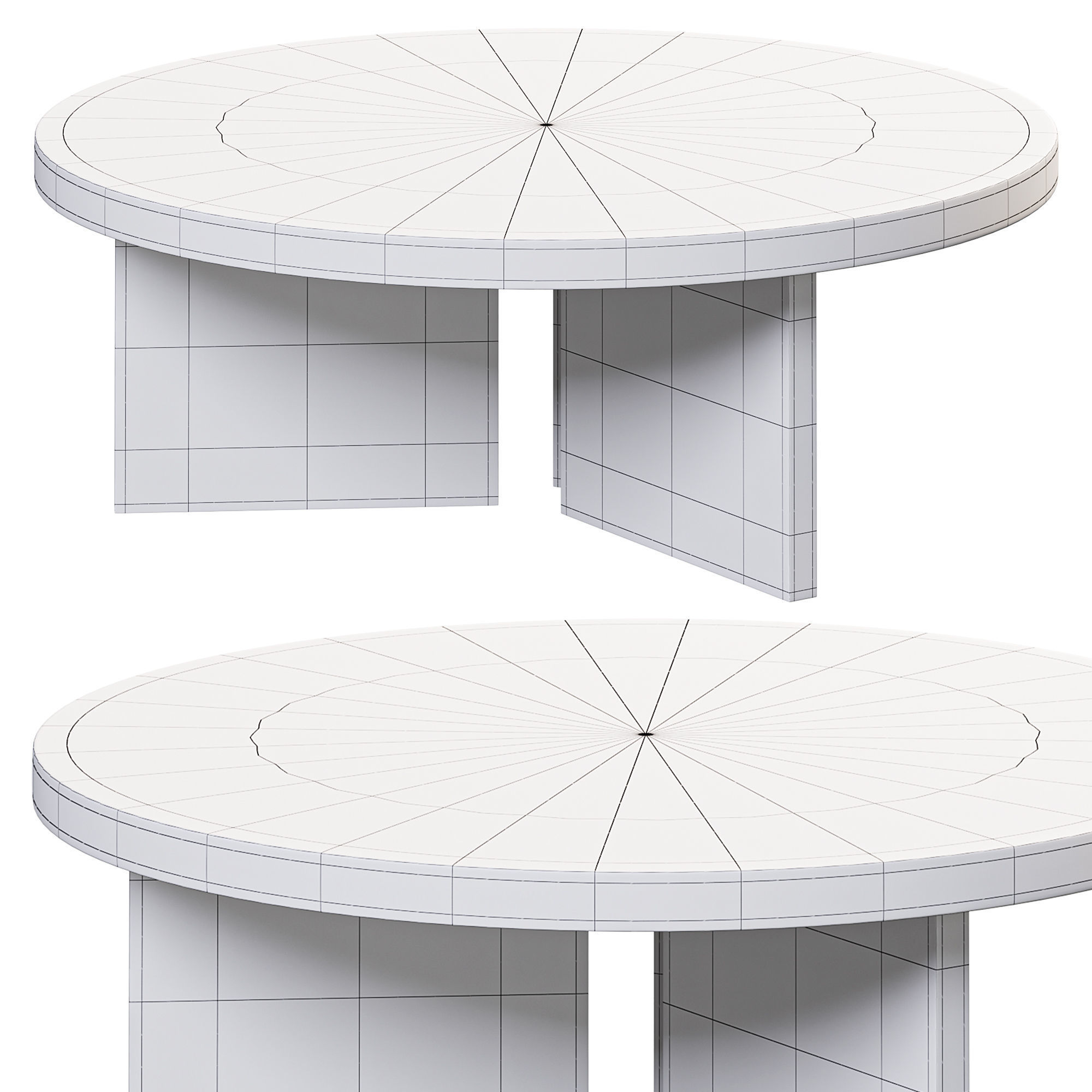  Del Mar Coffee Table By Cazarina 3D model_2