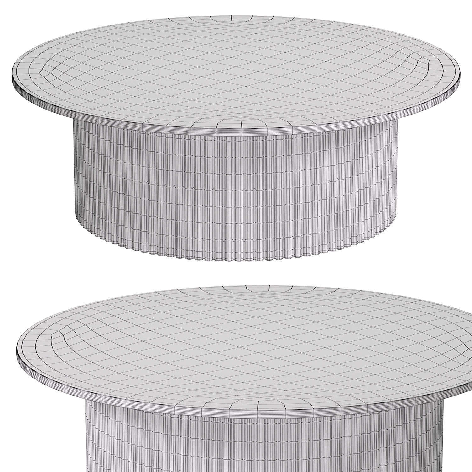 Coffee Table SHORS by cazarina 3D model_2