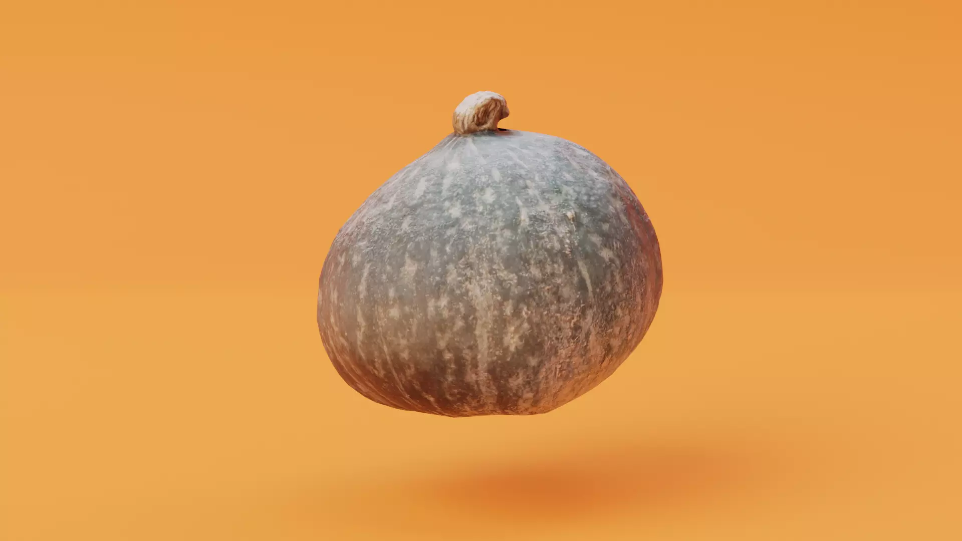 Pumpkin Scan Free low-poly 3D model