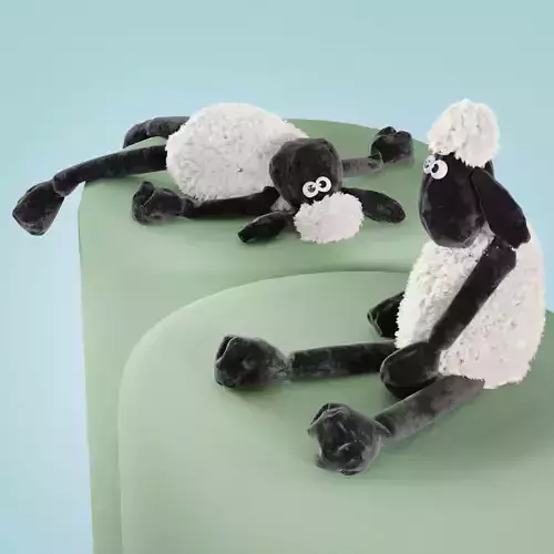 Shaun The Sheep Soft Plush Toy 01 2 poses 