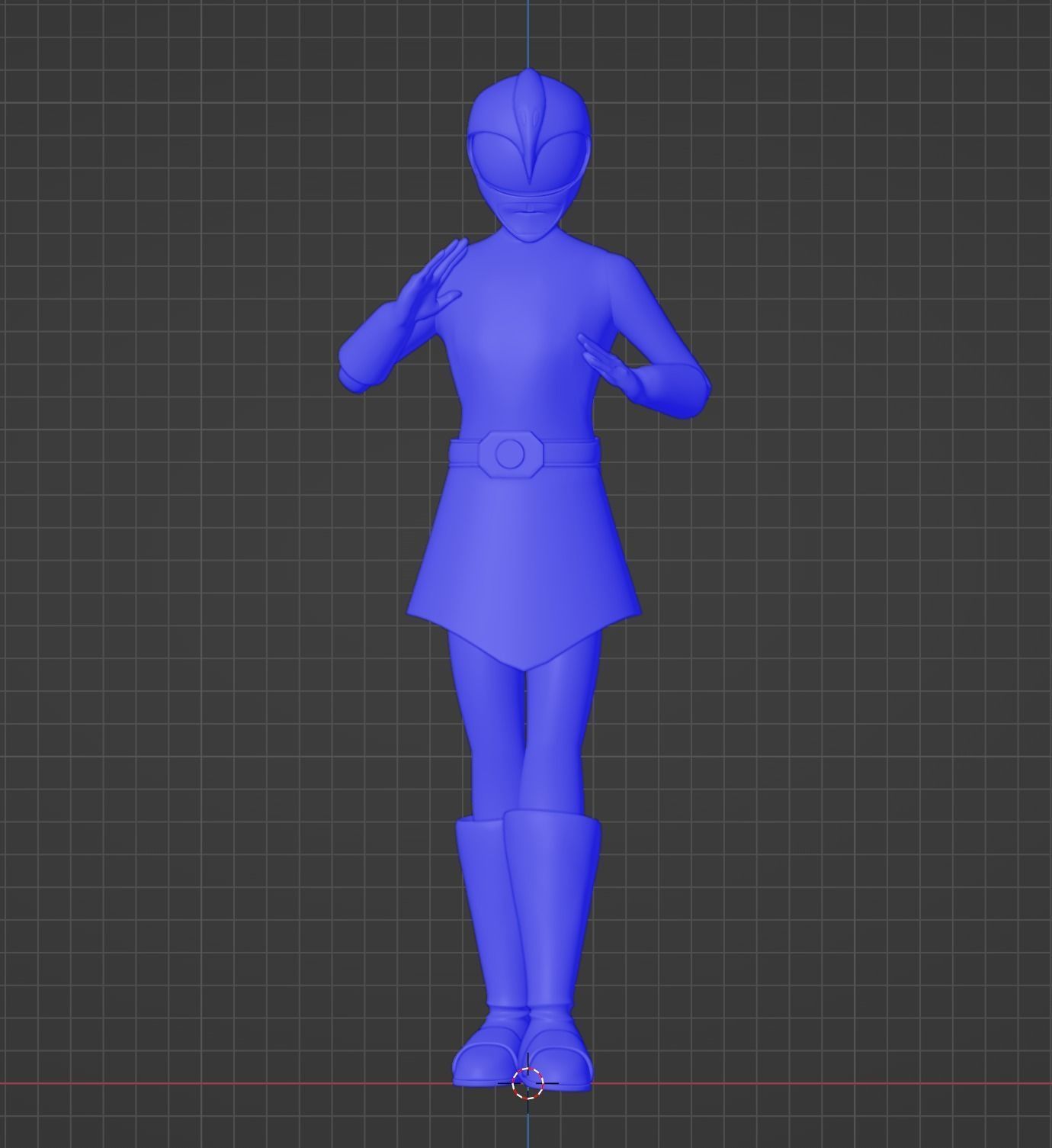 Pink Ranger - Power Ranger 3D model_13