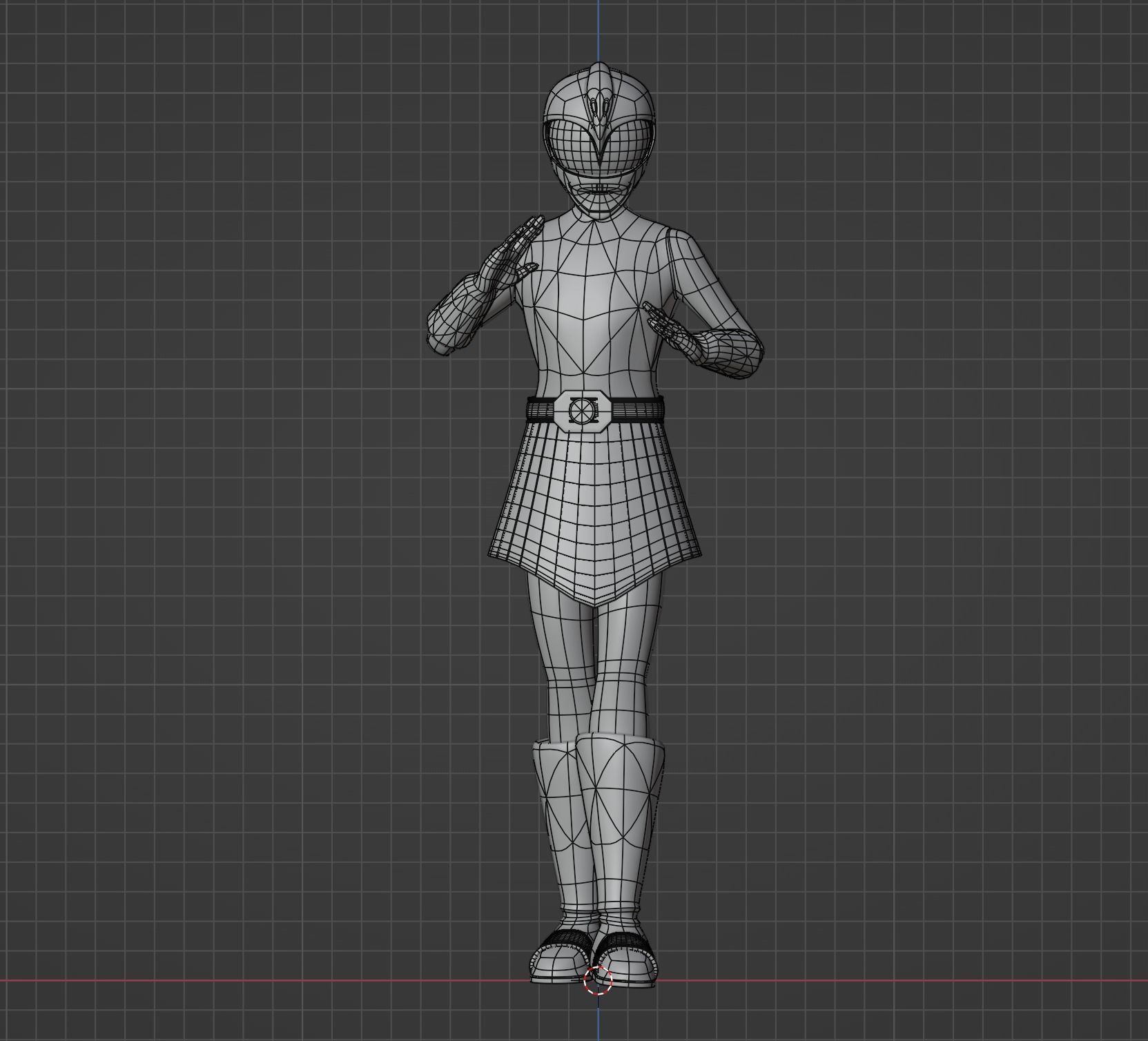 Pink Ranger - Power Ranger 3D model_8