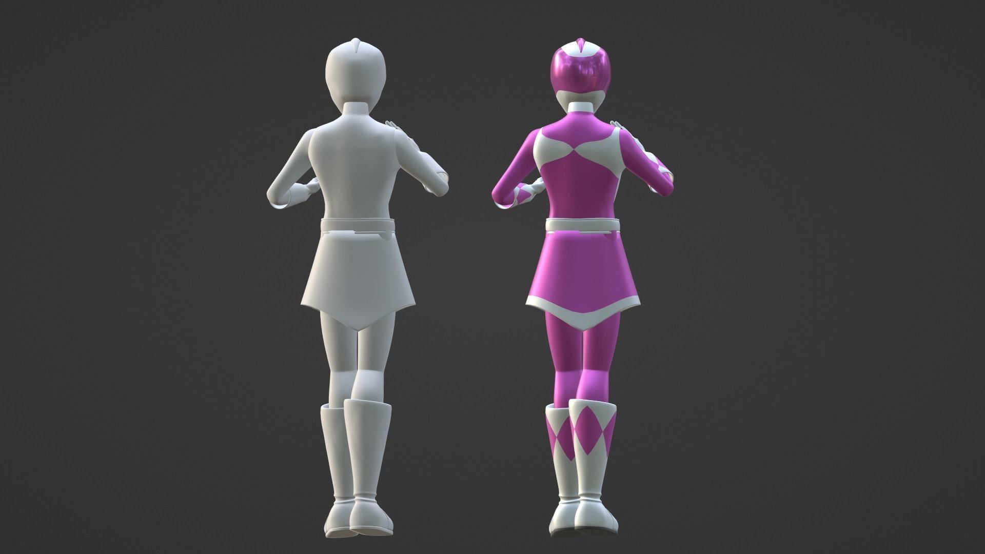 Pink Ranger - Power Ranger 3D model_15