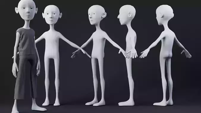 Stylized Man 2 3D model