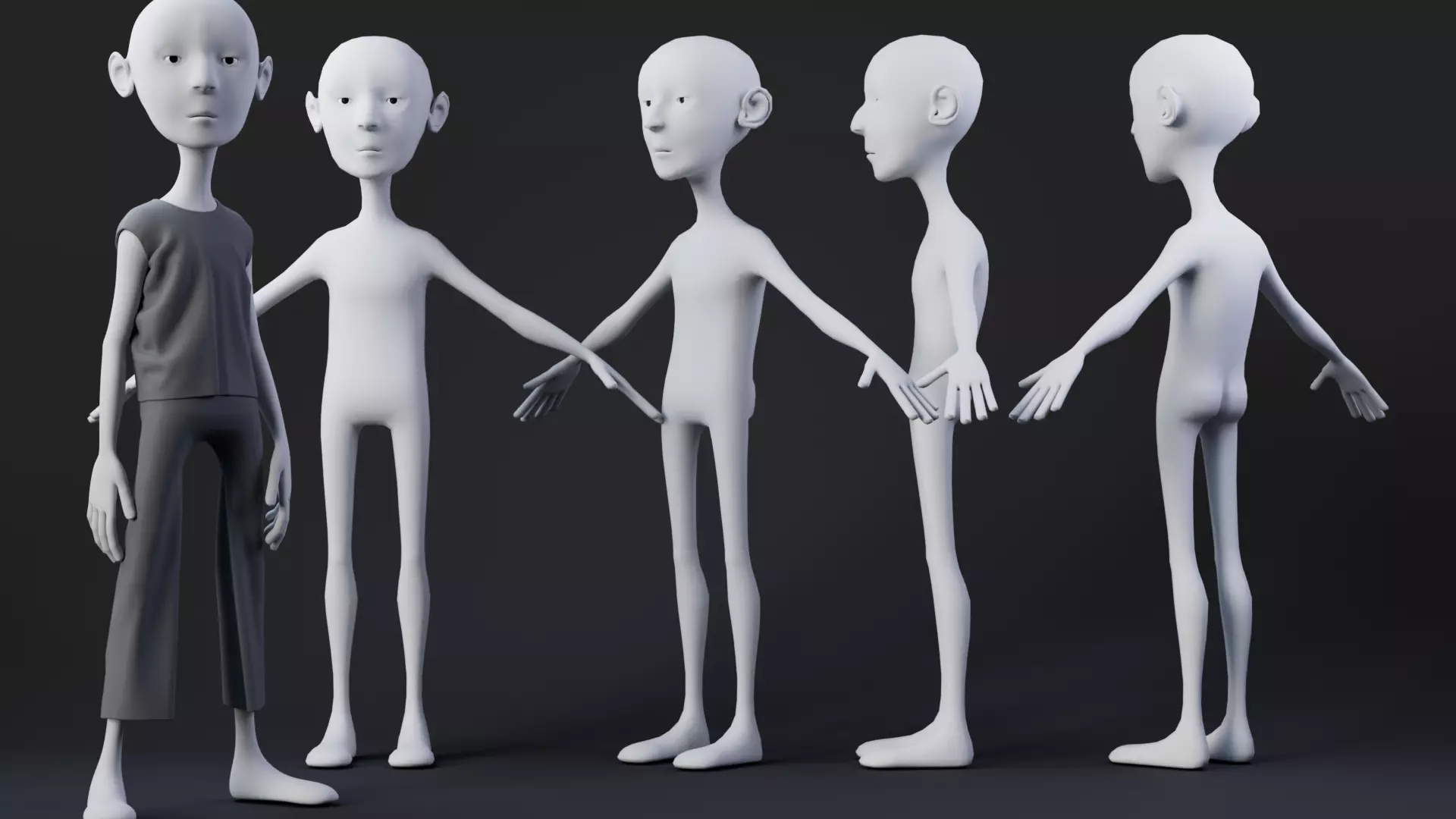 Stylized Man 2 3D model