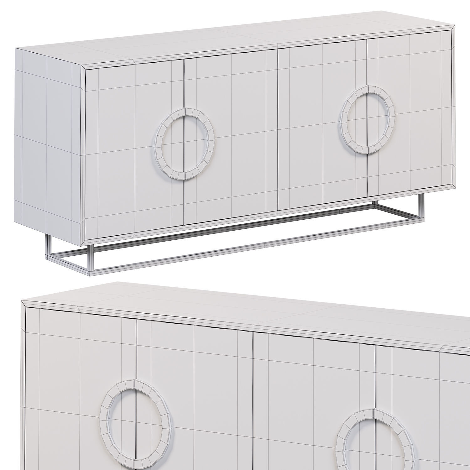 Chest of drawers OREGON by cazarina 3D model_2