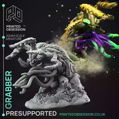 Grabber - 3D Printable TTRPG - PRESUPPORTED - 32mm Scale