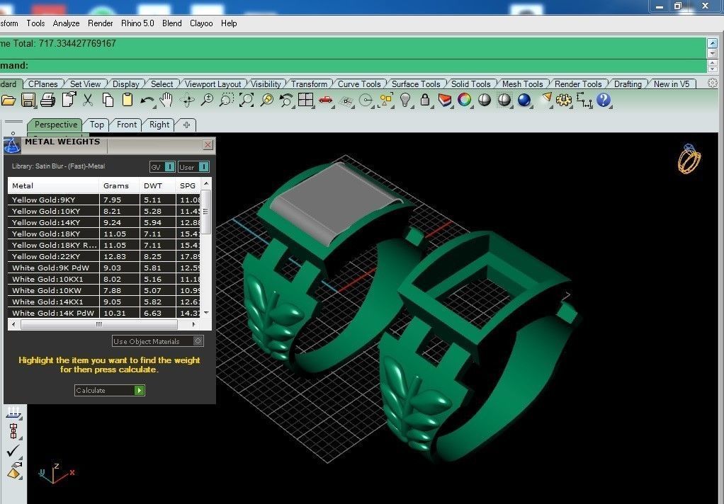 Rings 3D print model_3