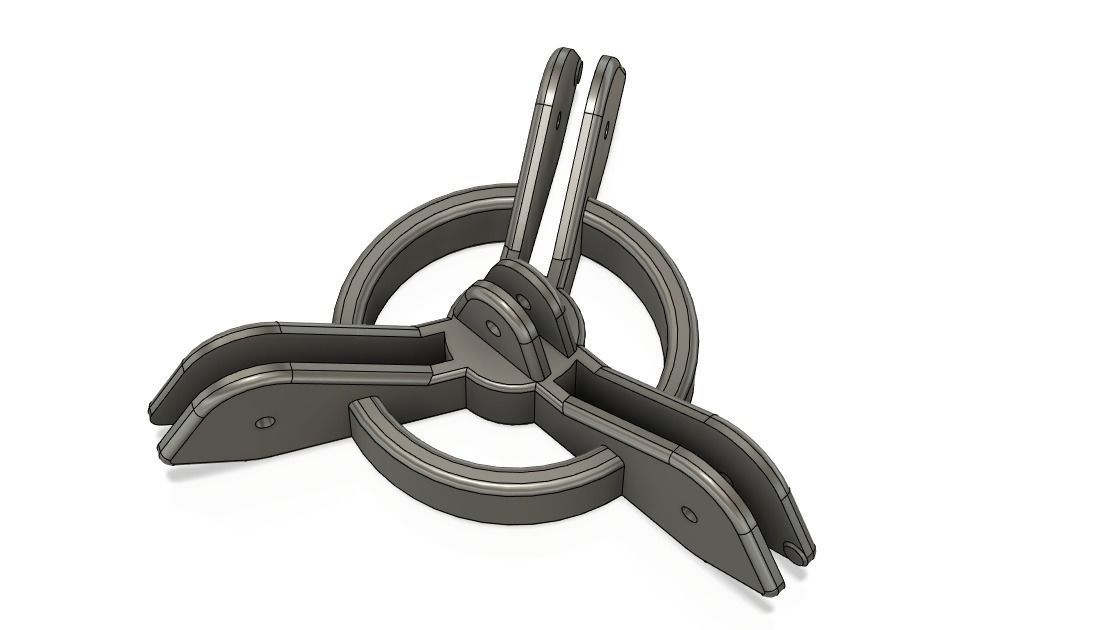 Phone tripod 3D print model_8