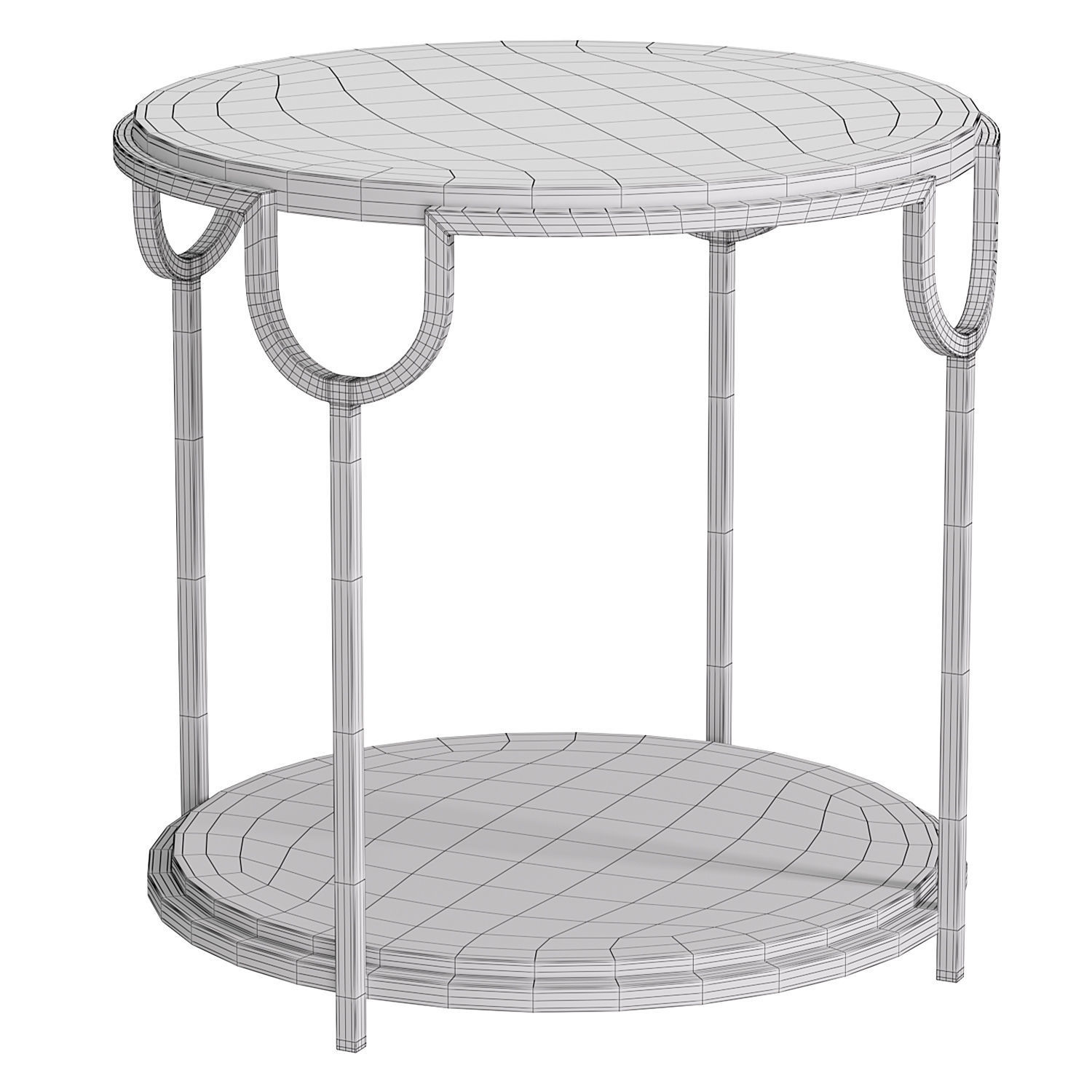 Side Table ALSTER by cazarina 3D model_2