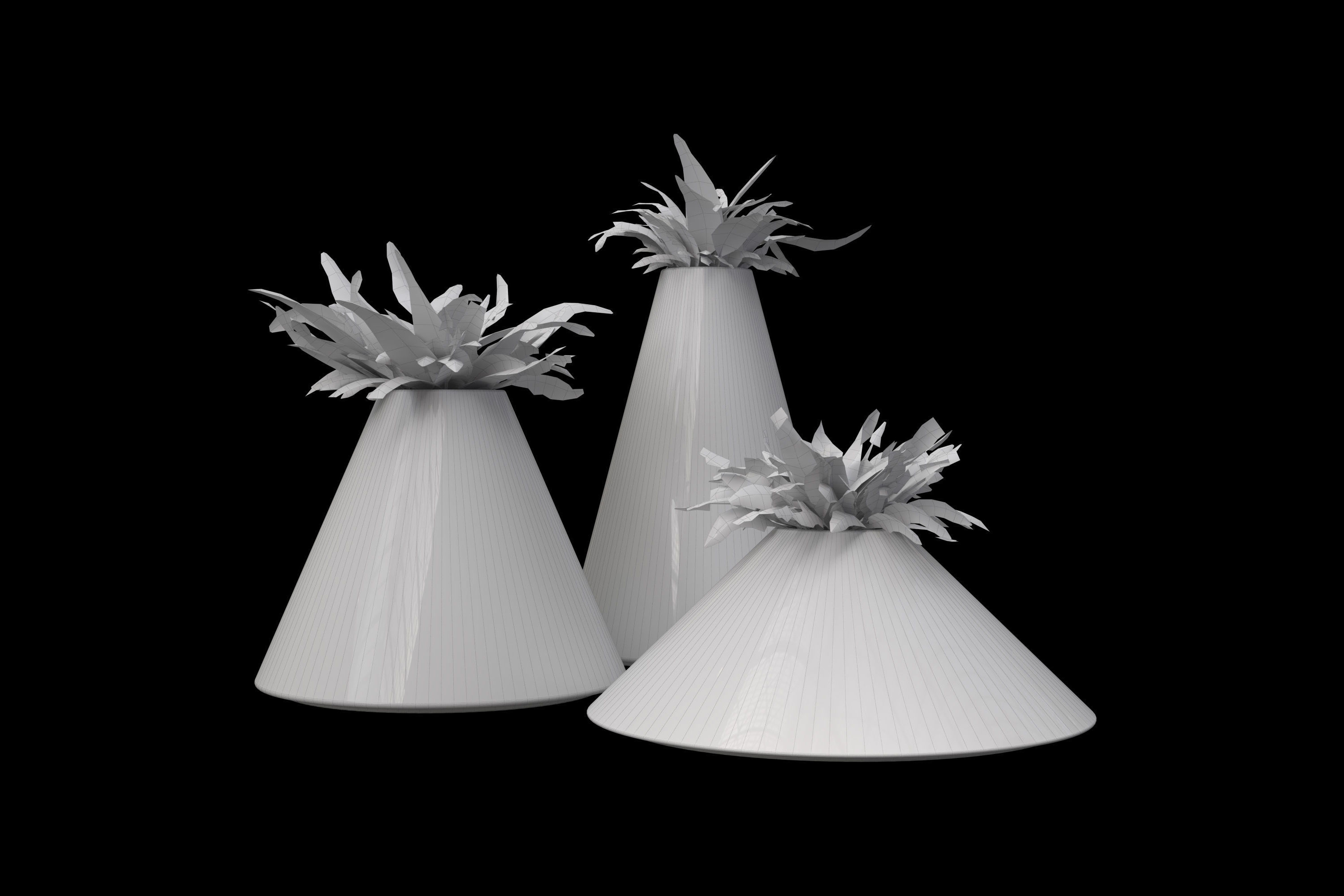 Plant set 004 3D model_1