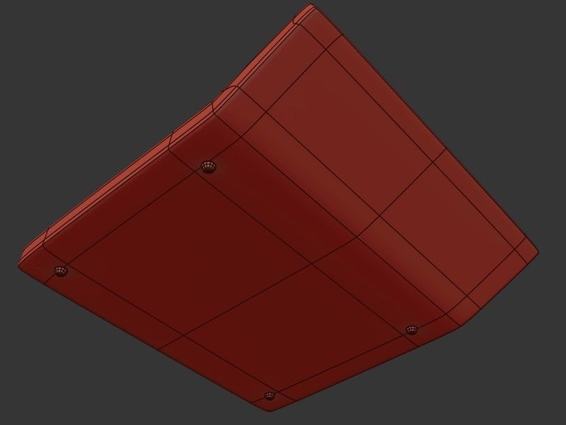 Calculator 02 Low-poly 3D model_7