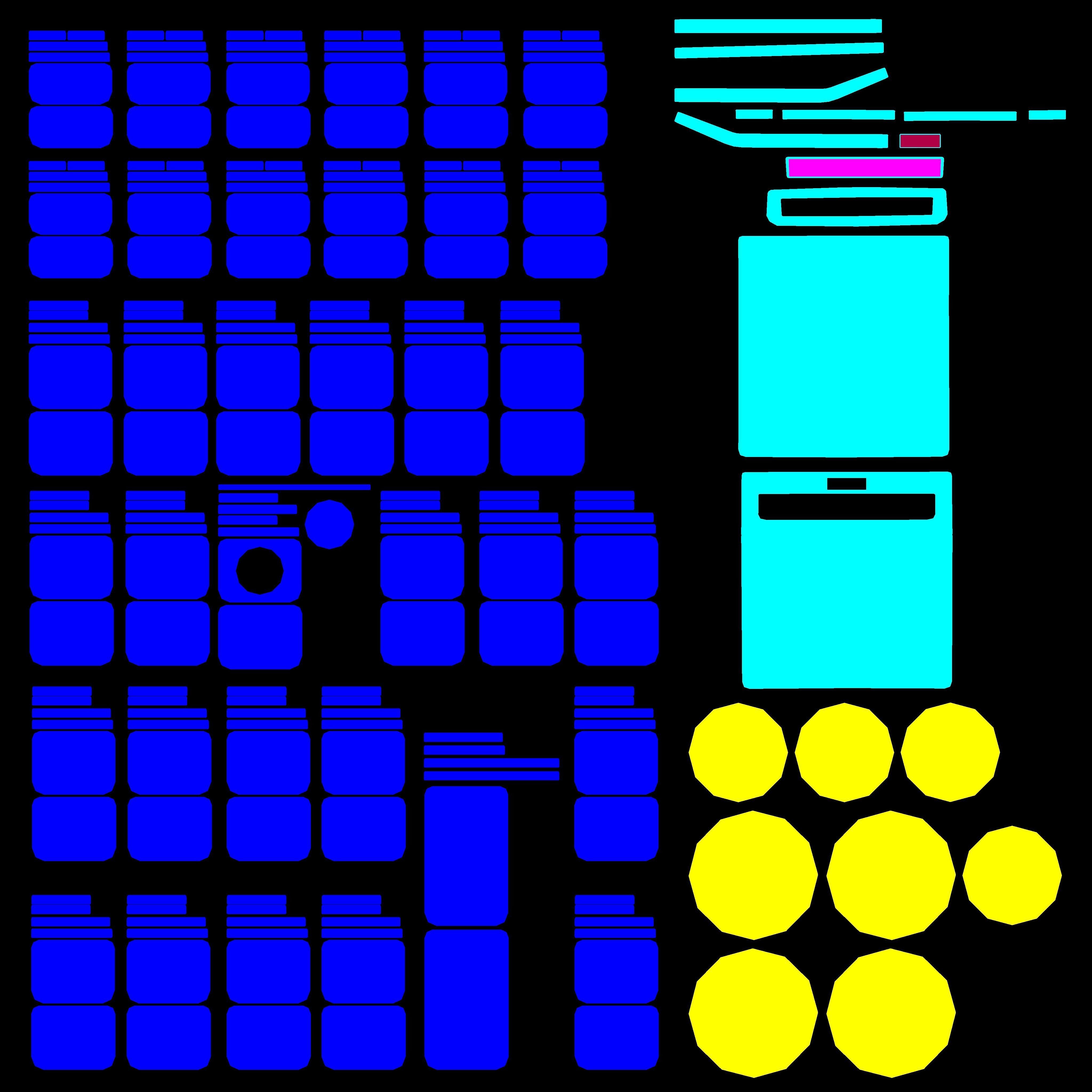 Calculator 02 Low-poly 3D model_12