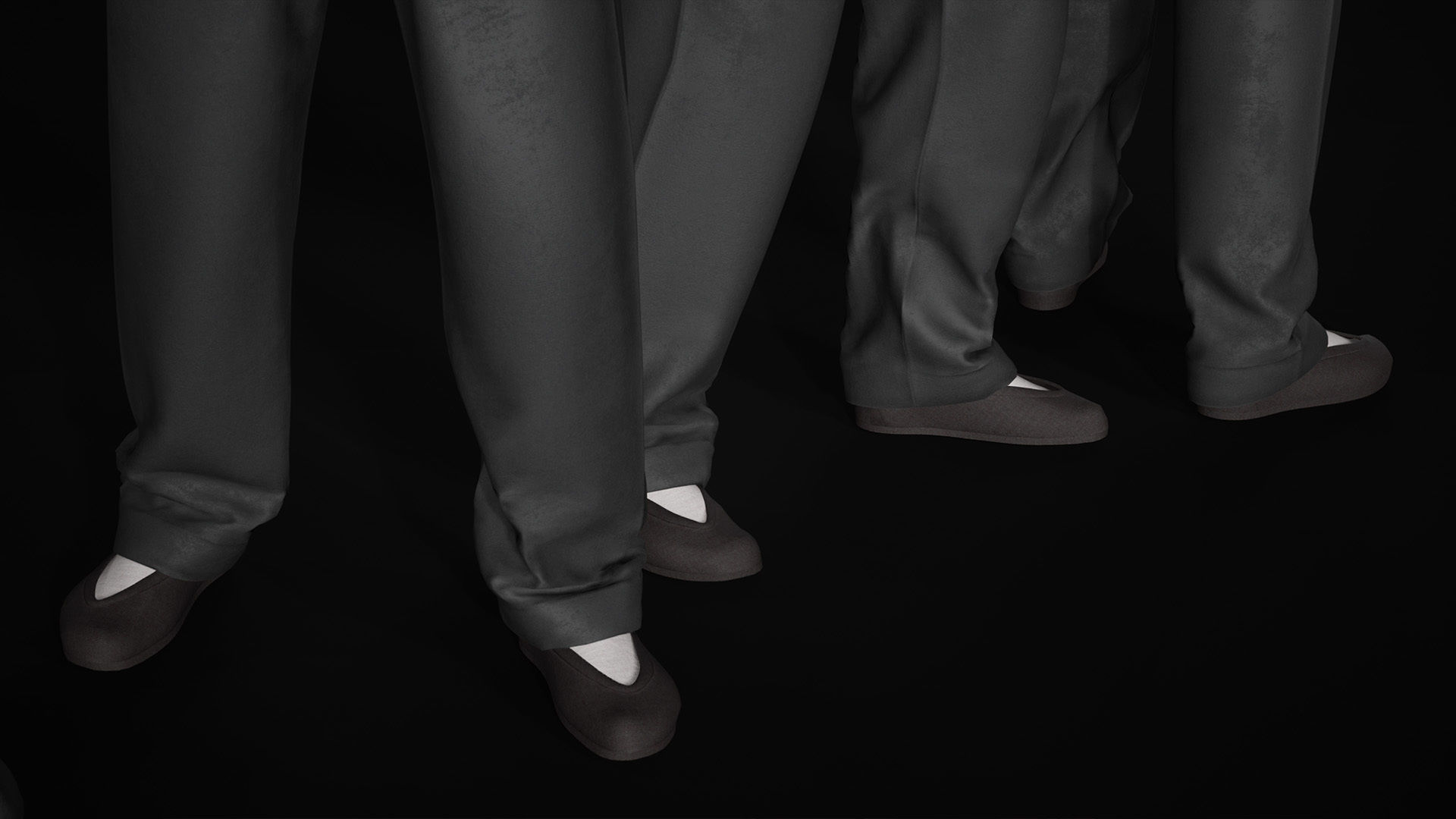 Woman - Martial Uniform 6 - Modular - Rigged Low-poly 3D model_19