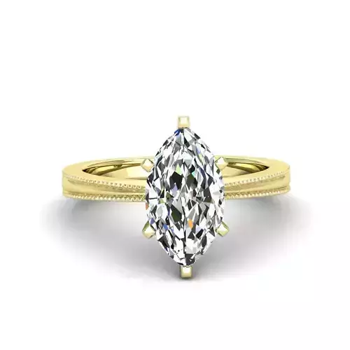 Engagement ring Lucia marquise  3D print model