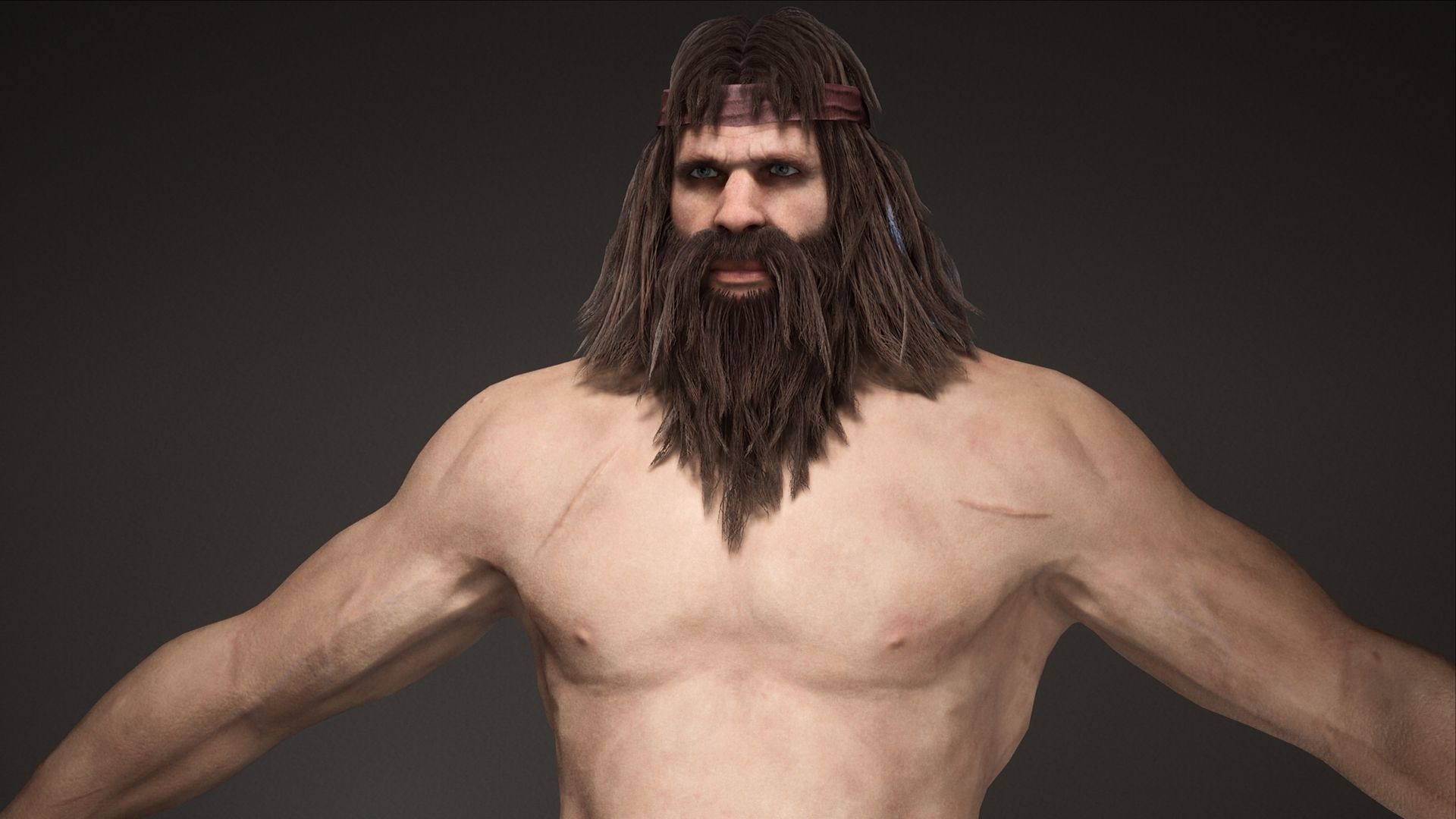 Blacksmith Low-poly 3D model_11