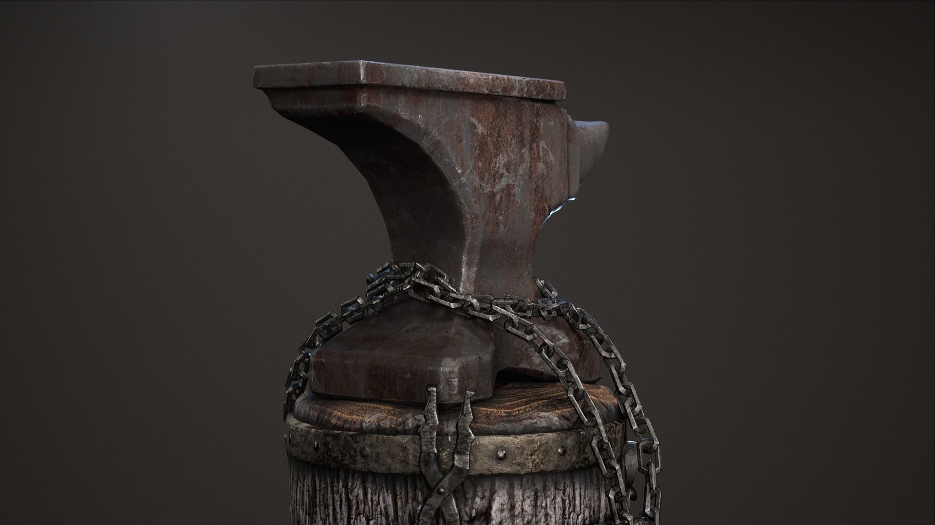 Blacksmith Low-poly 3D model_13