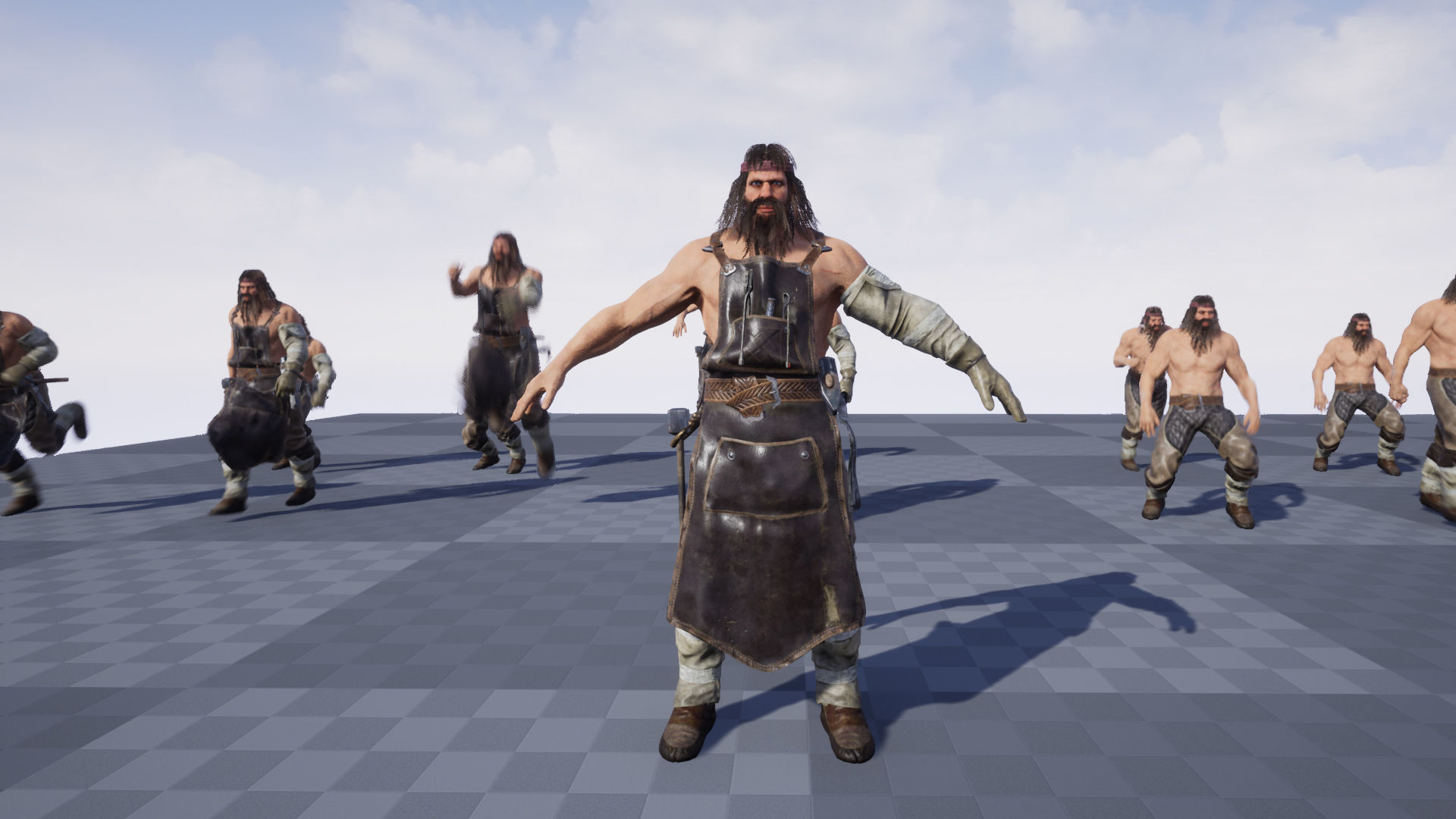 Blacksmith Low-poly 3D model_20