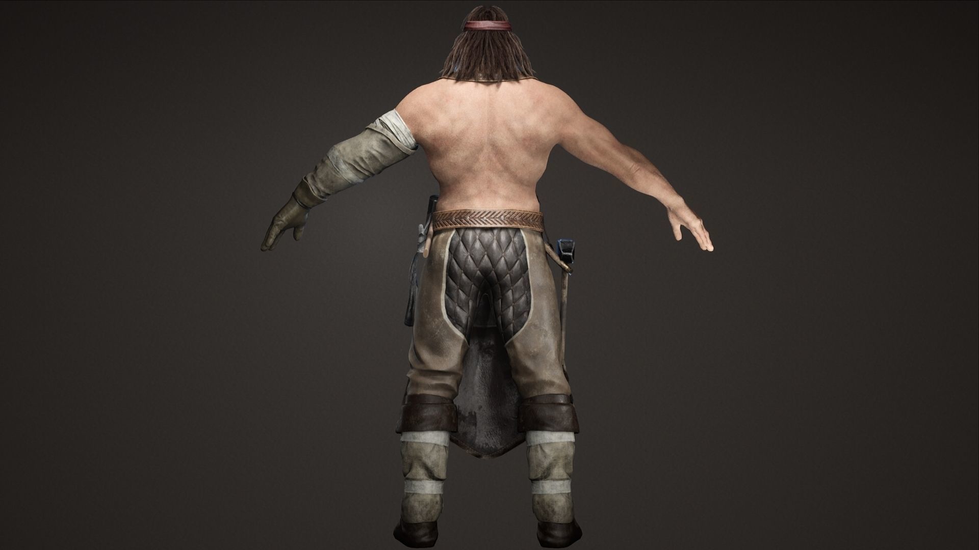 Blacksmith Low-poly 3D model_9