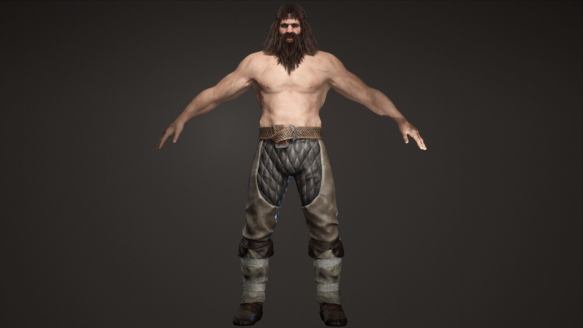 Blacksmith Low-poly 3D model_10