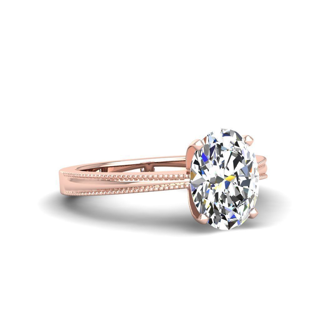 Engagement ring Lucia oval 3D print model_19