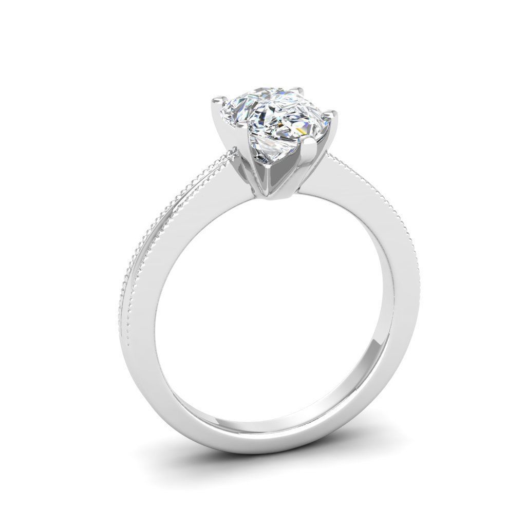 Engagement ring Lucia pear 3D print model_21