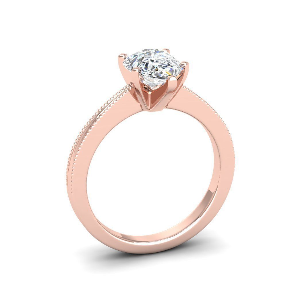 Engagement ring Lucia pear 3D print model_26