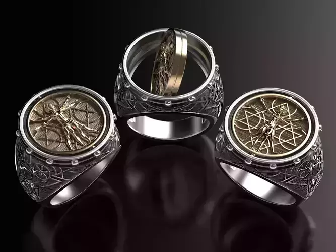 Vetruvian Ring 3D print model