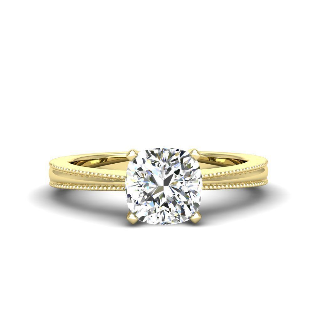 Engagement ring Lucia qushion 3D print model_23