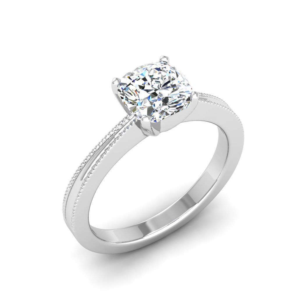 Engagement ring Lucia qushion 3D print model_16