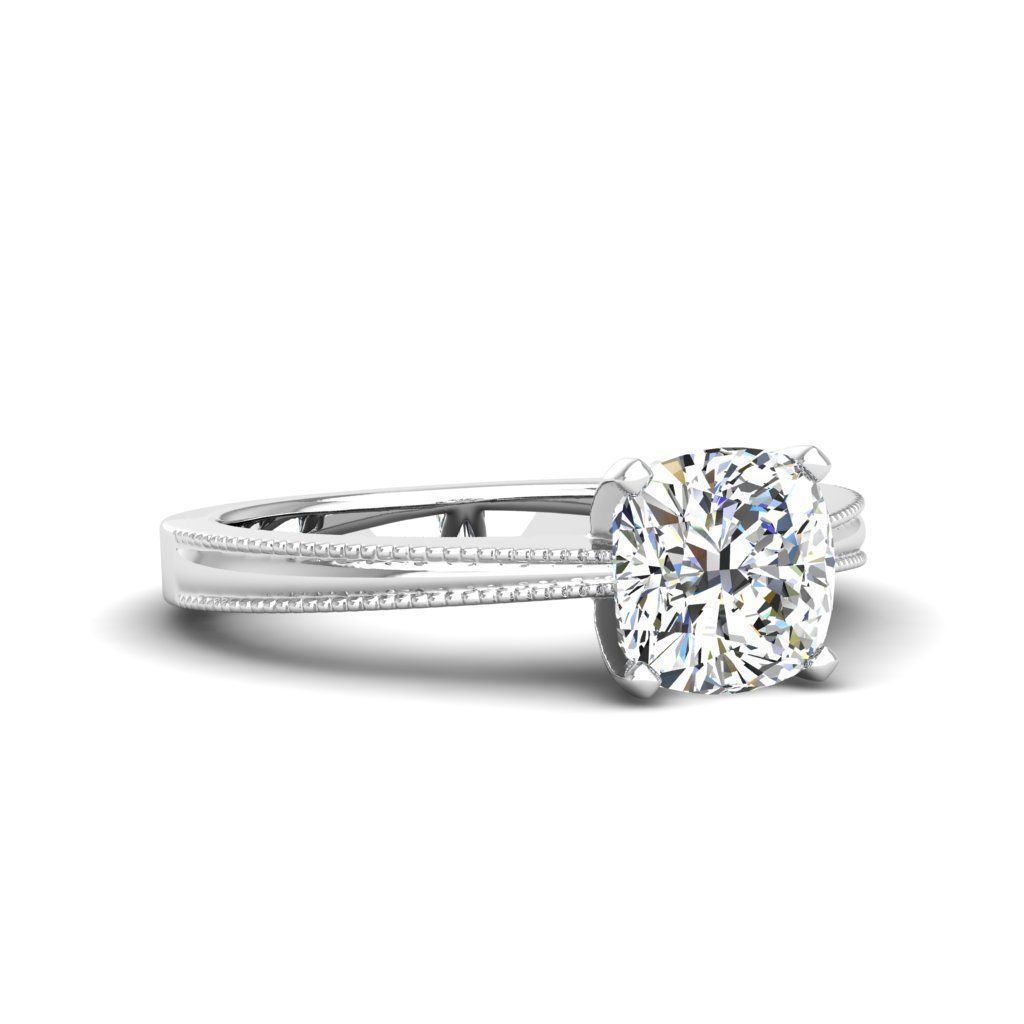 Engagement ring Lucia qushion 3D print model_22