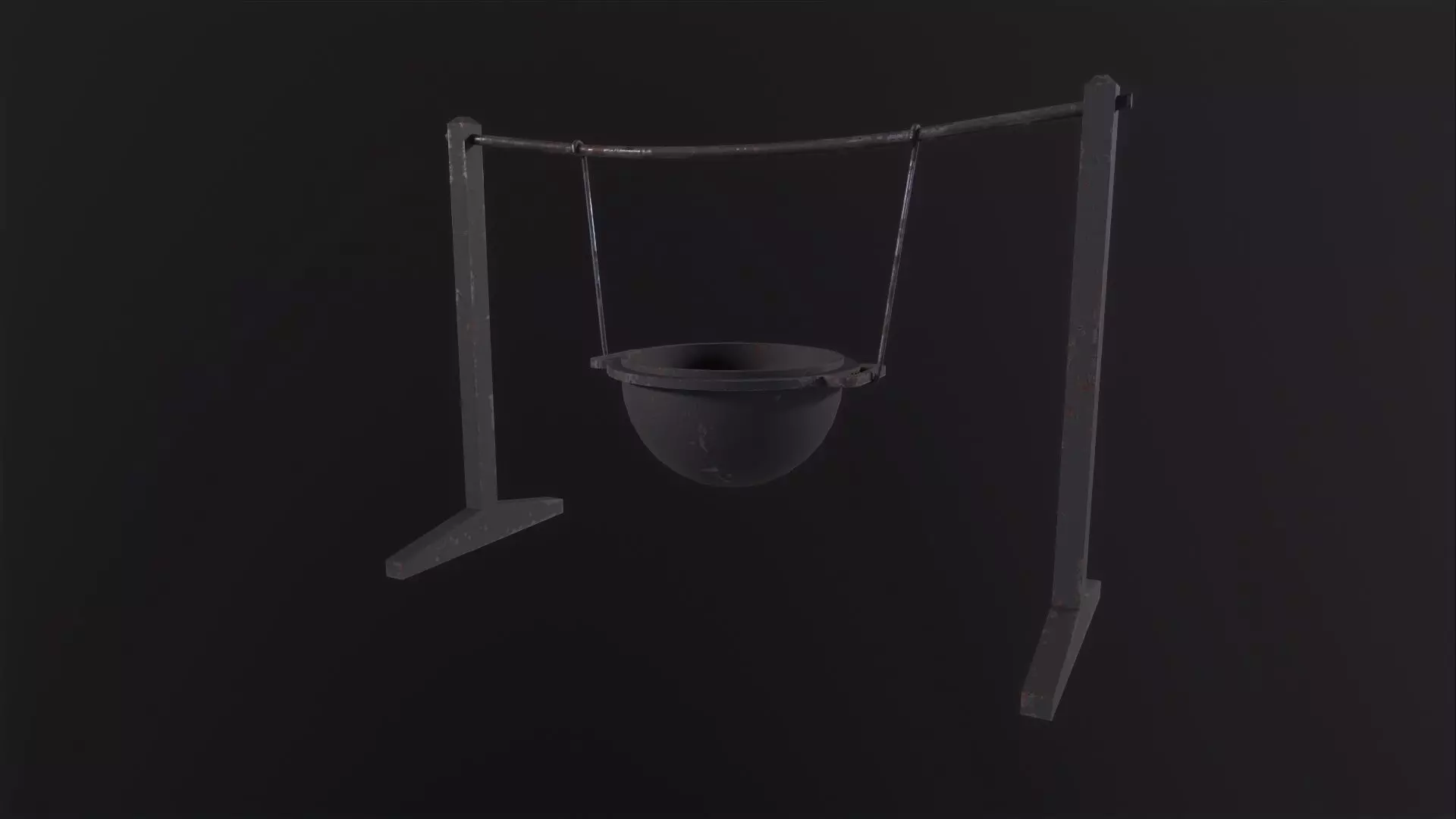 Cauldron 3D Model Low-poly 3D model_0